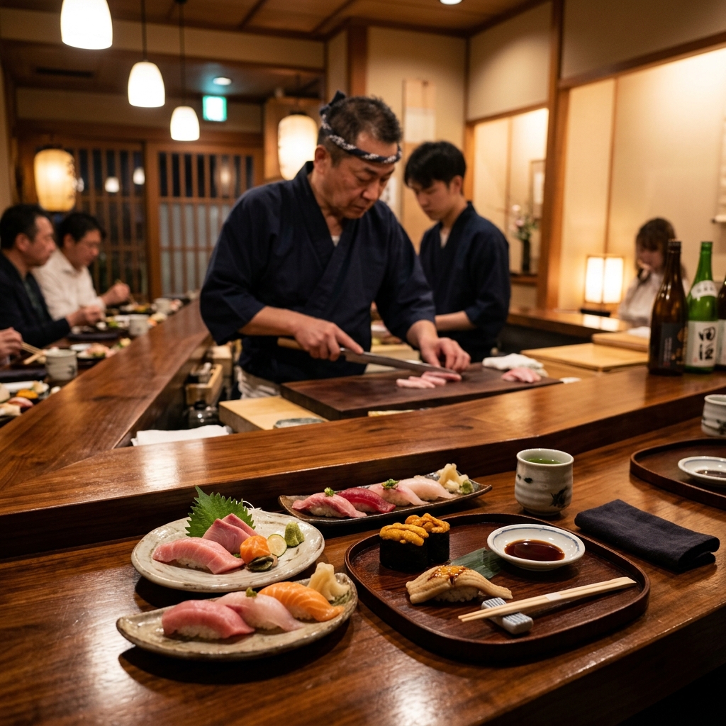 Nuestra Barra de Sushi de Autor